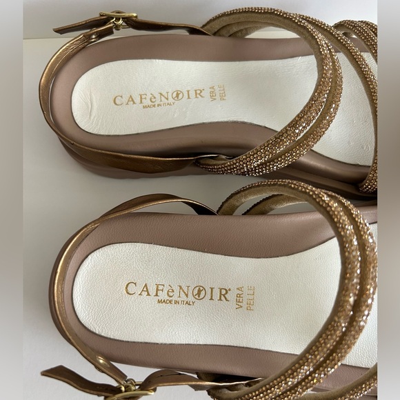 {Sz6} CAFeNOIR Sandals Made in Italy - Picture 3 of 14